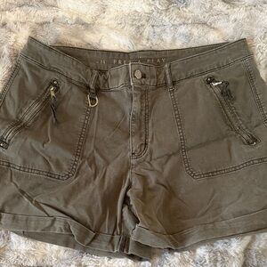 Olive Utility Women’s Shorts